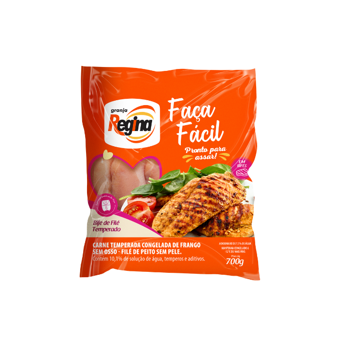 Bife de Fil&eacute; Cong 700g - Fa&ccedil;a F&aacute;cil